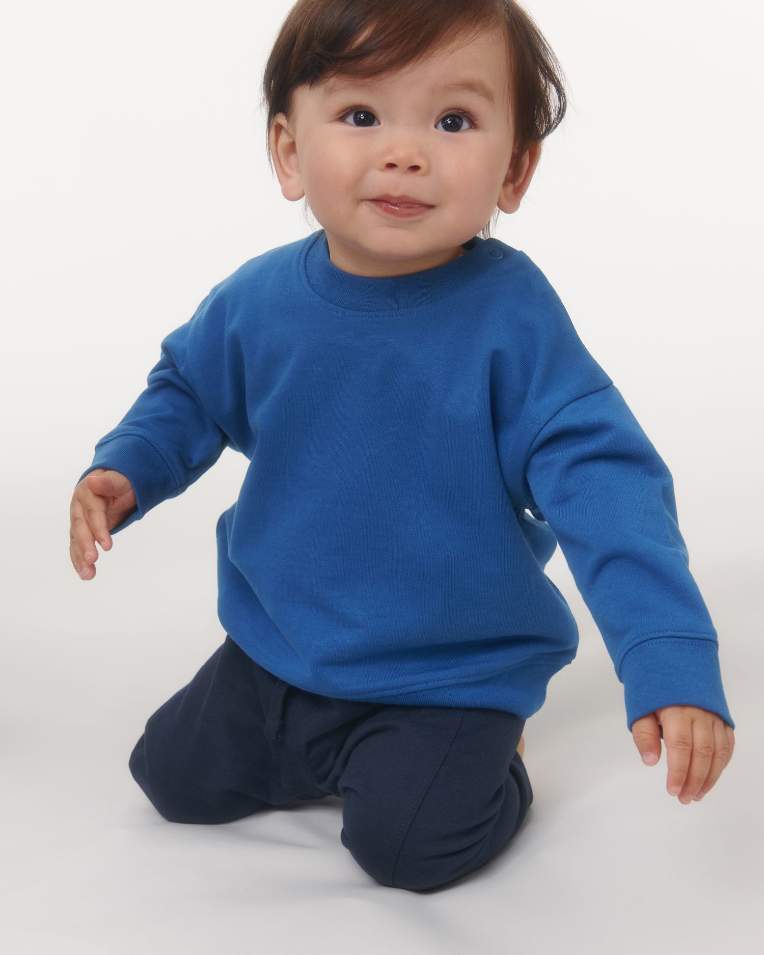Crew neck sweatshirts Baby Changer in Farbe Majorelle Blue
