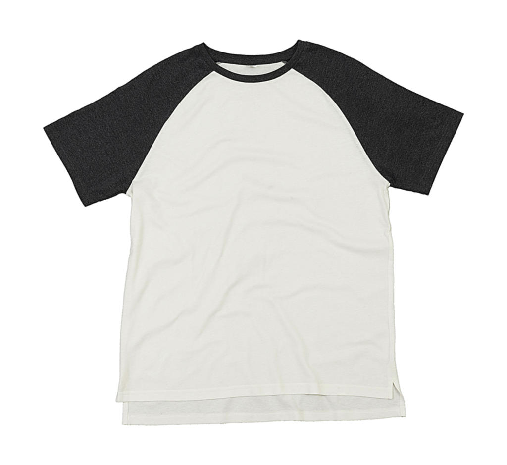 Superstar Short Sleeve Baseball T in Farbe Washed White/Charcoal Grey Melange