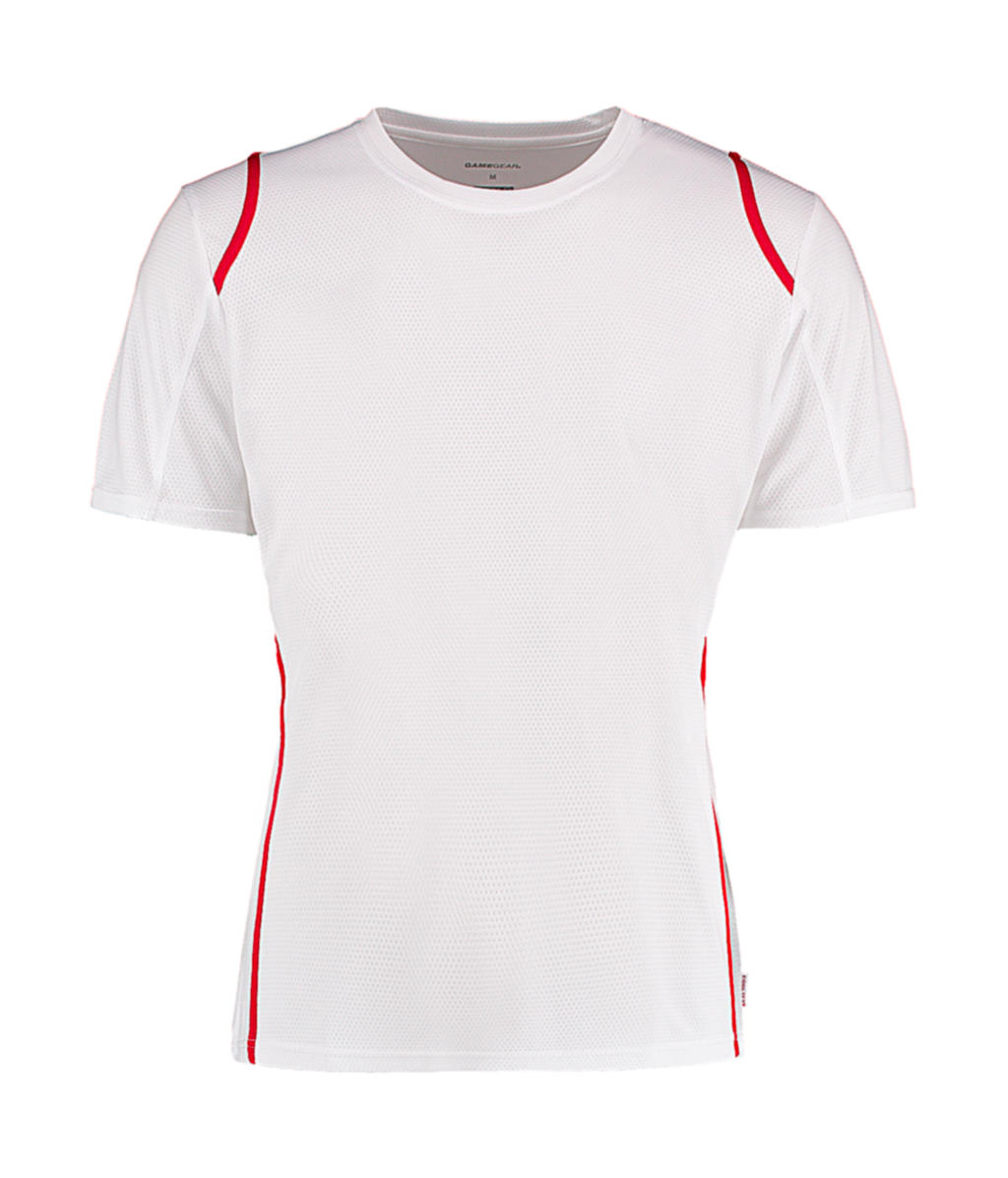  Regular Fit Cooltex? Contrast Tee in Farbe White/Red