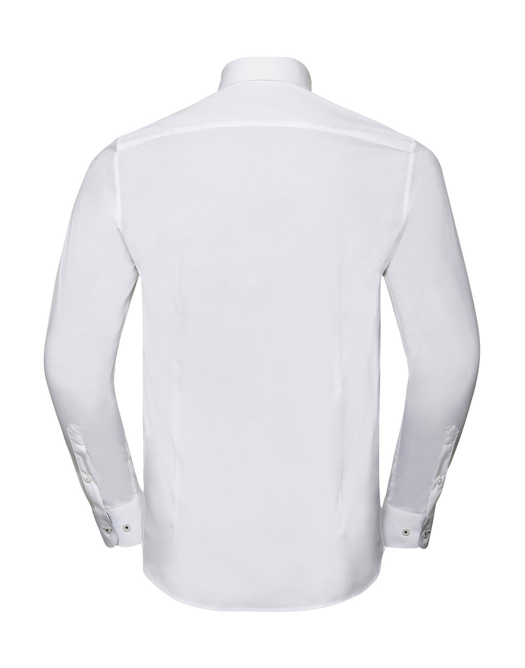  Mens LS Tailored Contrast Ultimate Stretch Shirt in Farbe White/Oxford Blue/Bright Navy