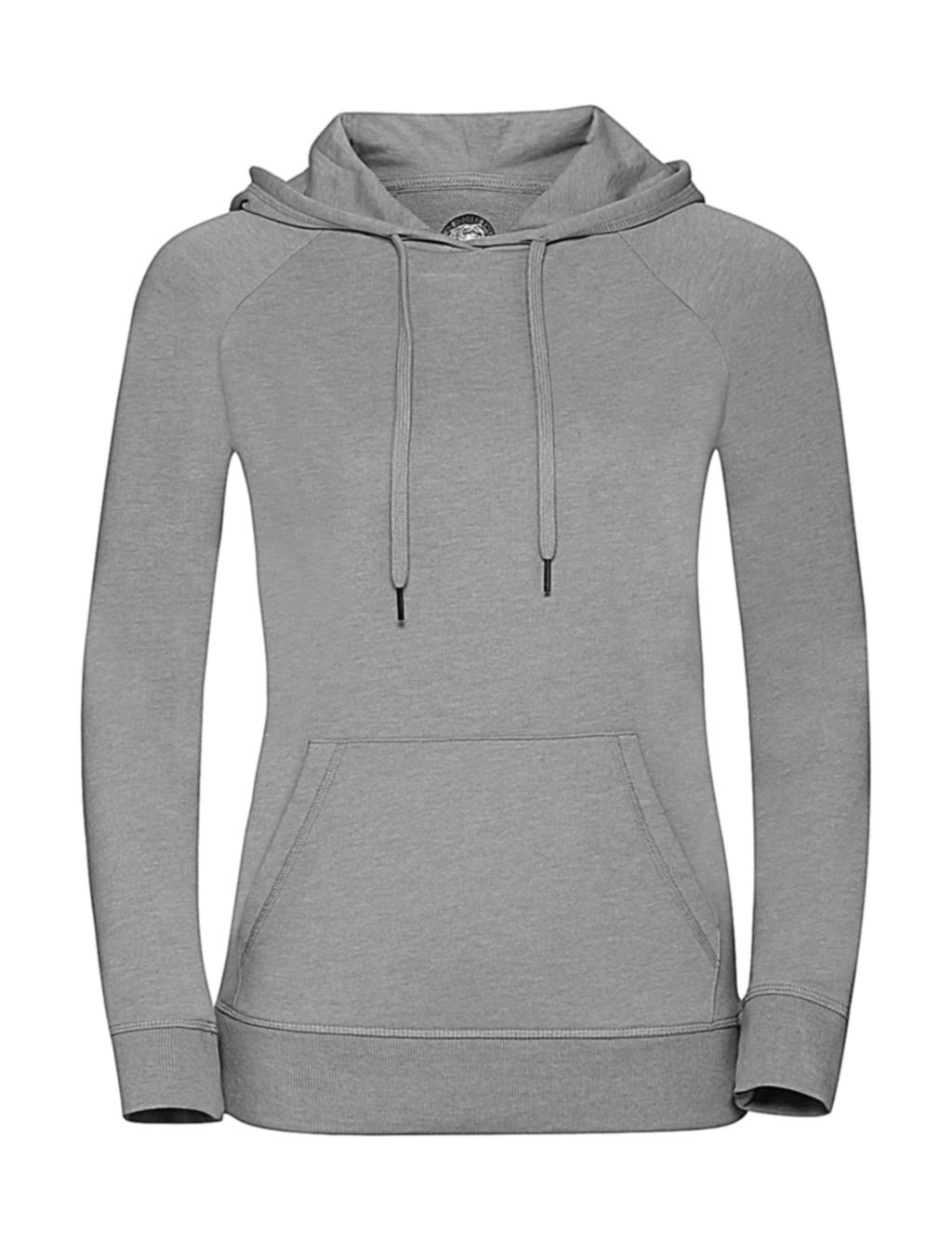  Ladies HD Hooded Sweat in Farbe Silver Marl