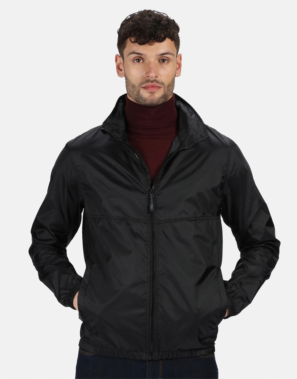  Asset Lightweight Jacket in Farbe Black