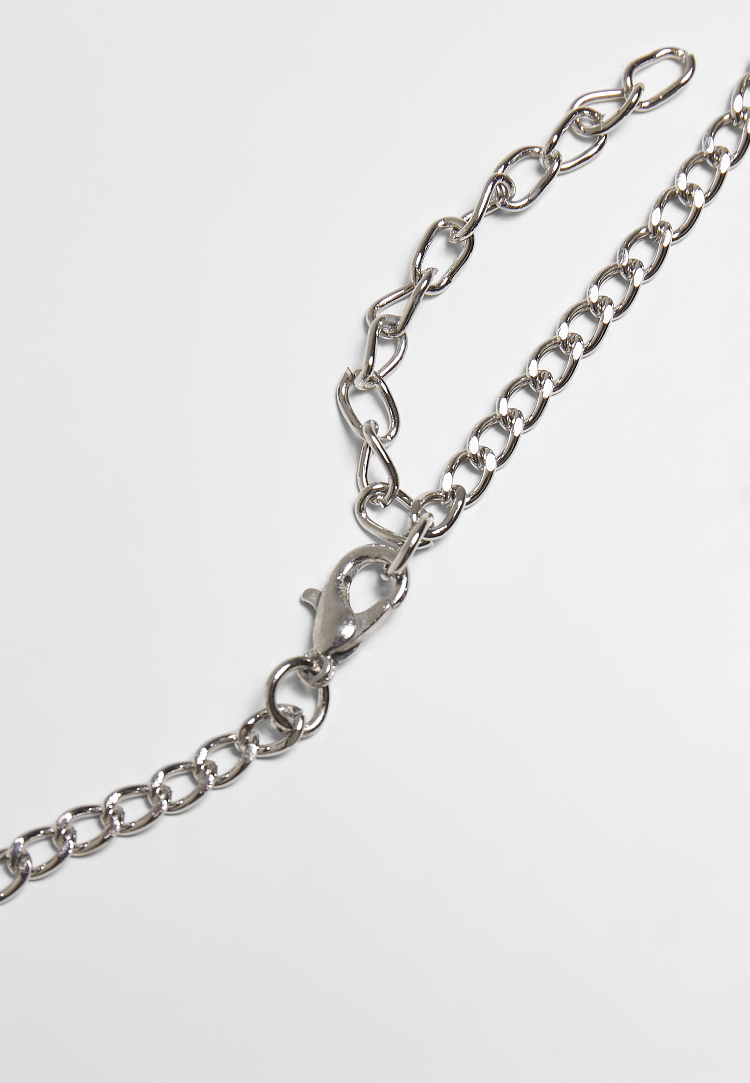 Schmuck Diamond Cross Necklace in Farbe silver