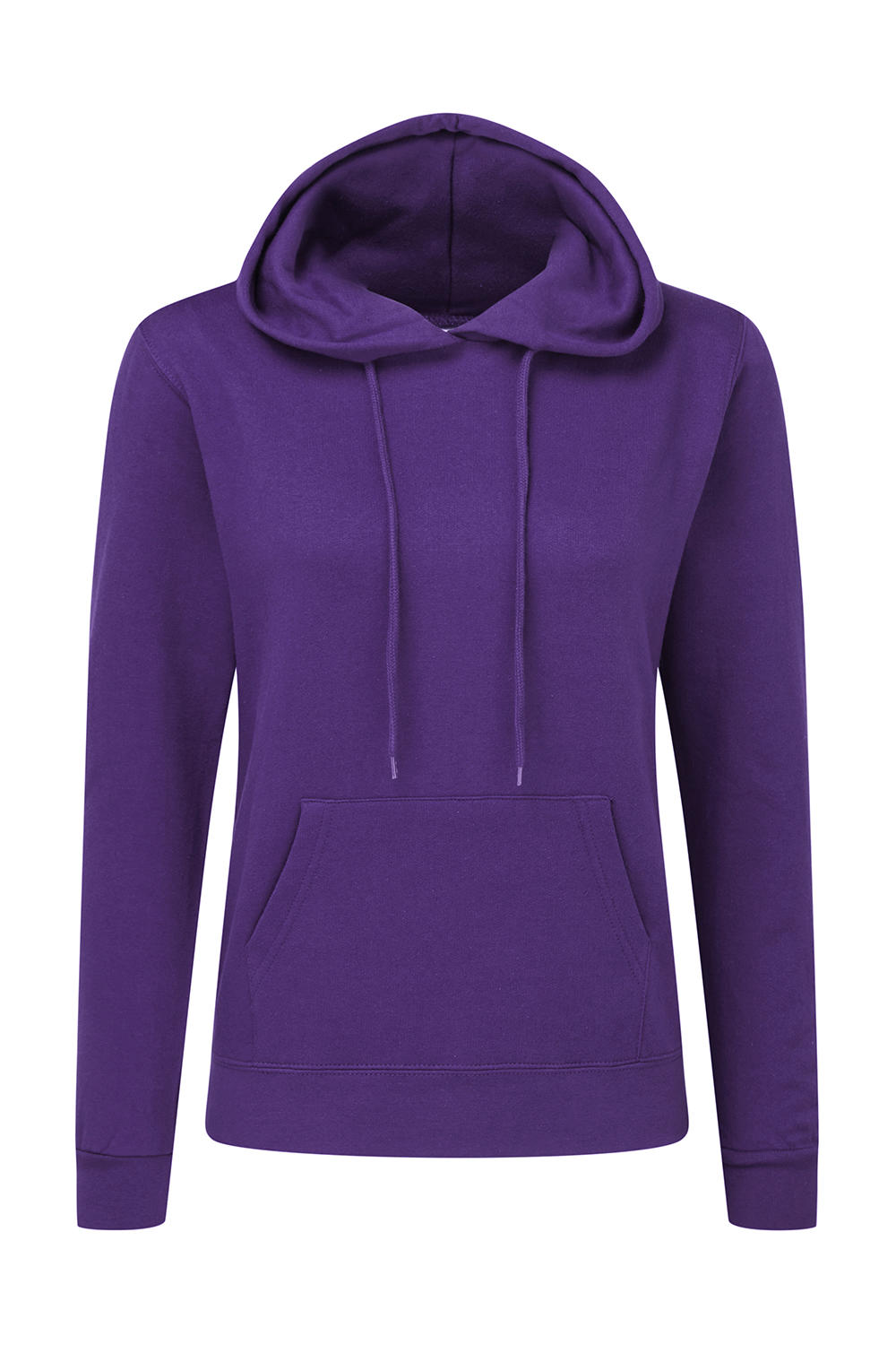  Ladies Hooded Sweatshirt in Farbe Purple