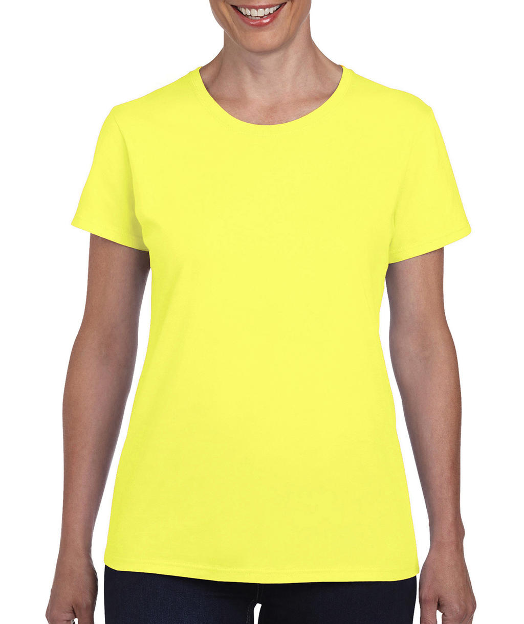  Ladies Heavy Cotton T-Shirt in Farbe Cornsilk