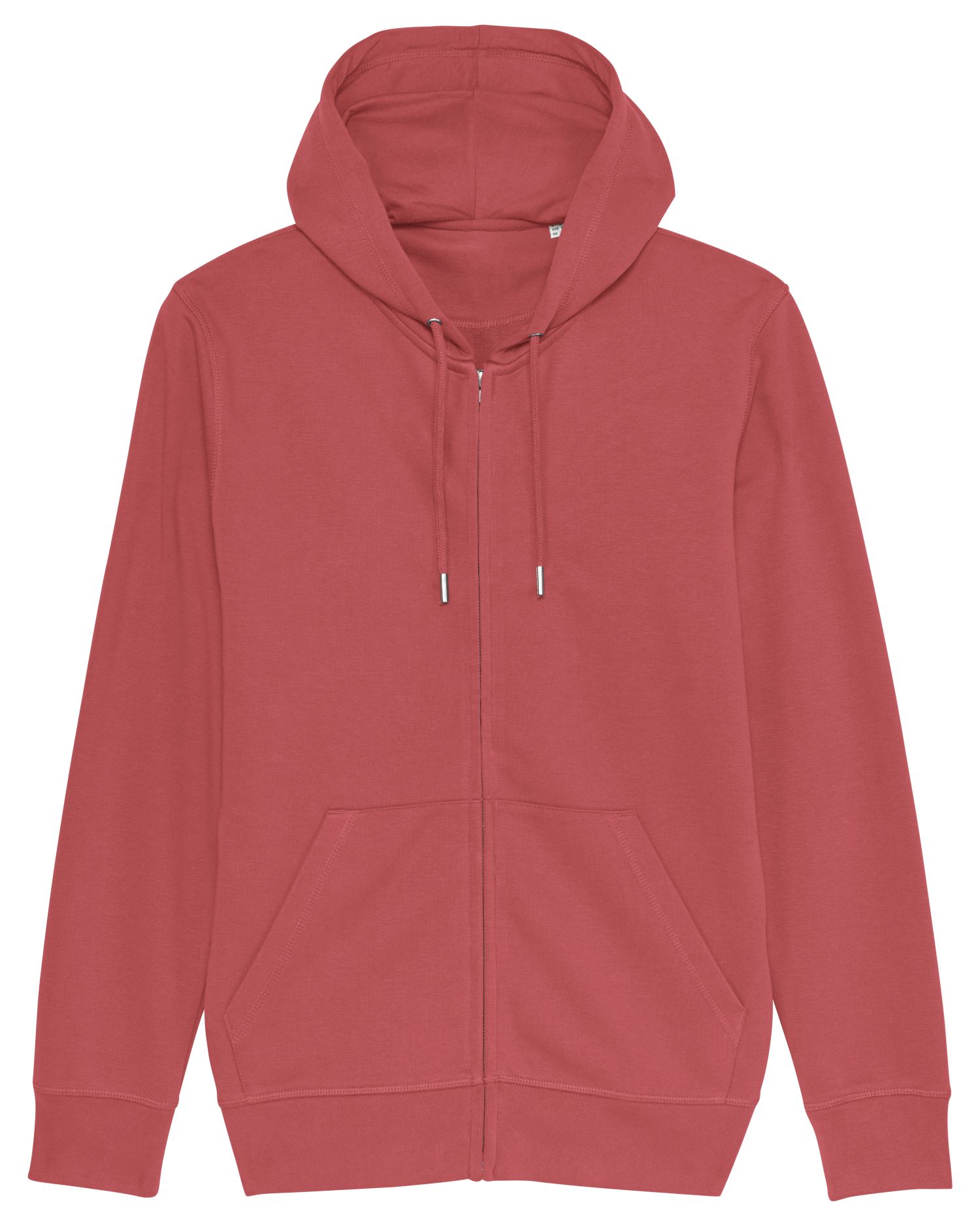 Zip-thru sweatshirts Connector in Farbe Carmine Red