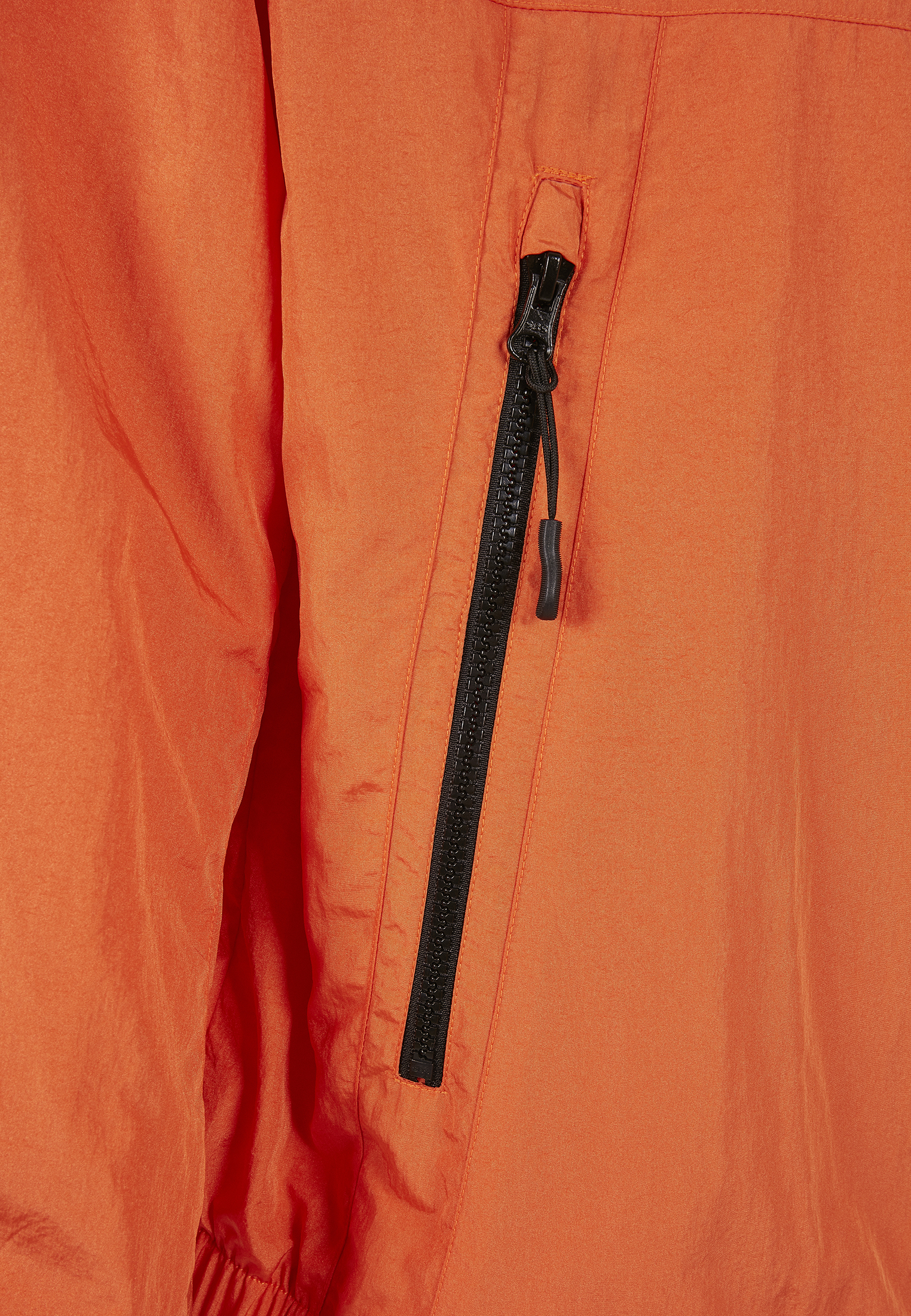 Light Jackets Full Zip Nylon Crepe Jacket in Farbe mandarin