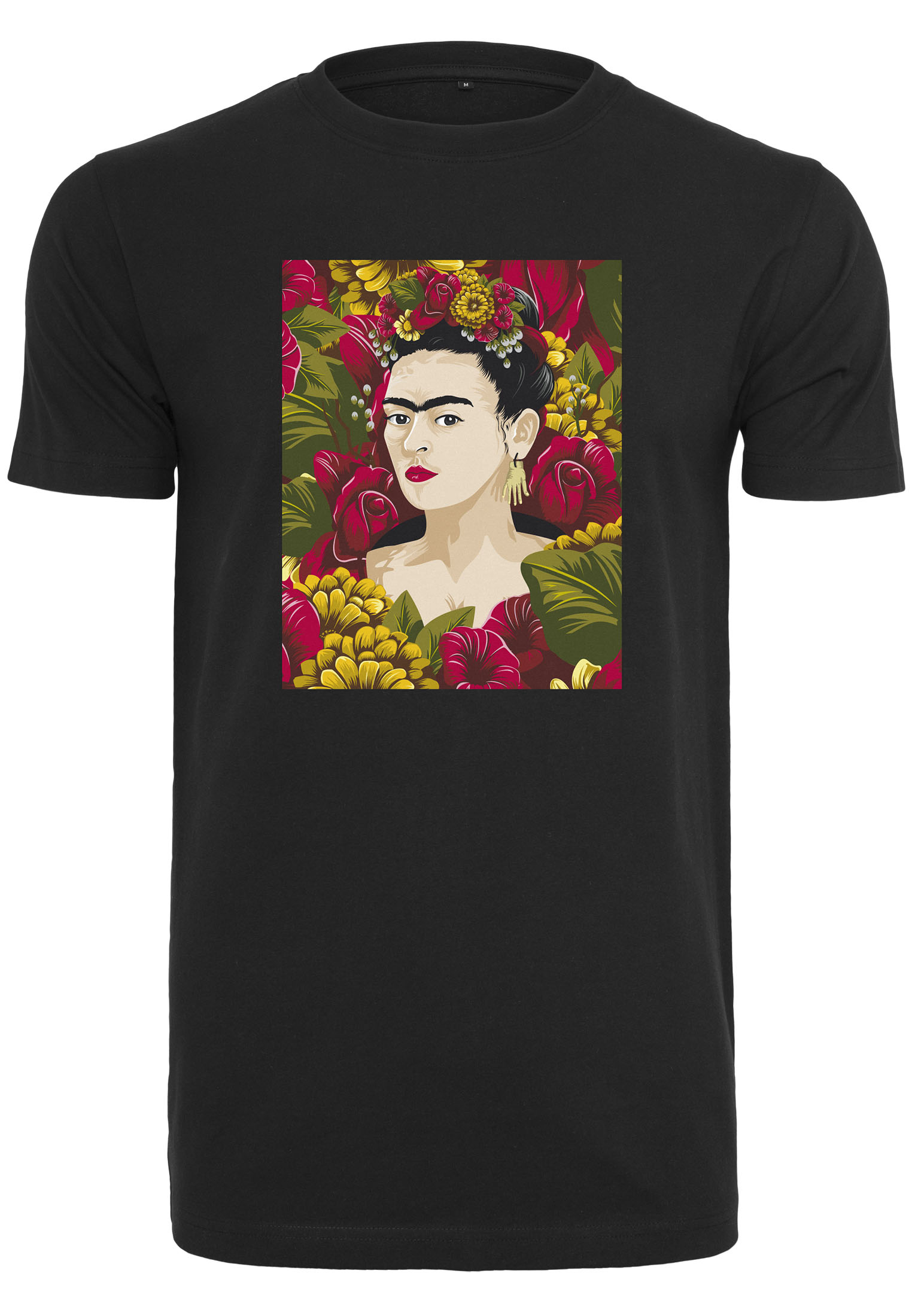 T-Shirts Ladies Frida Kahlo Portrait Tee in Farbe black