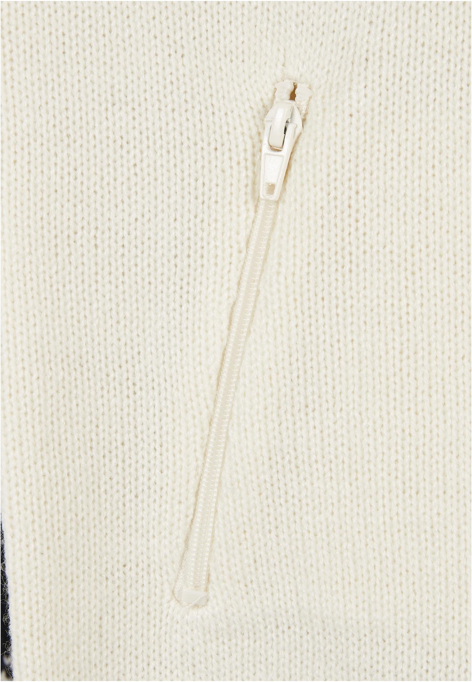 Pullover Cardigan Norweger in Farbe white