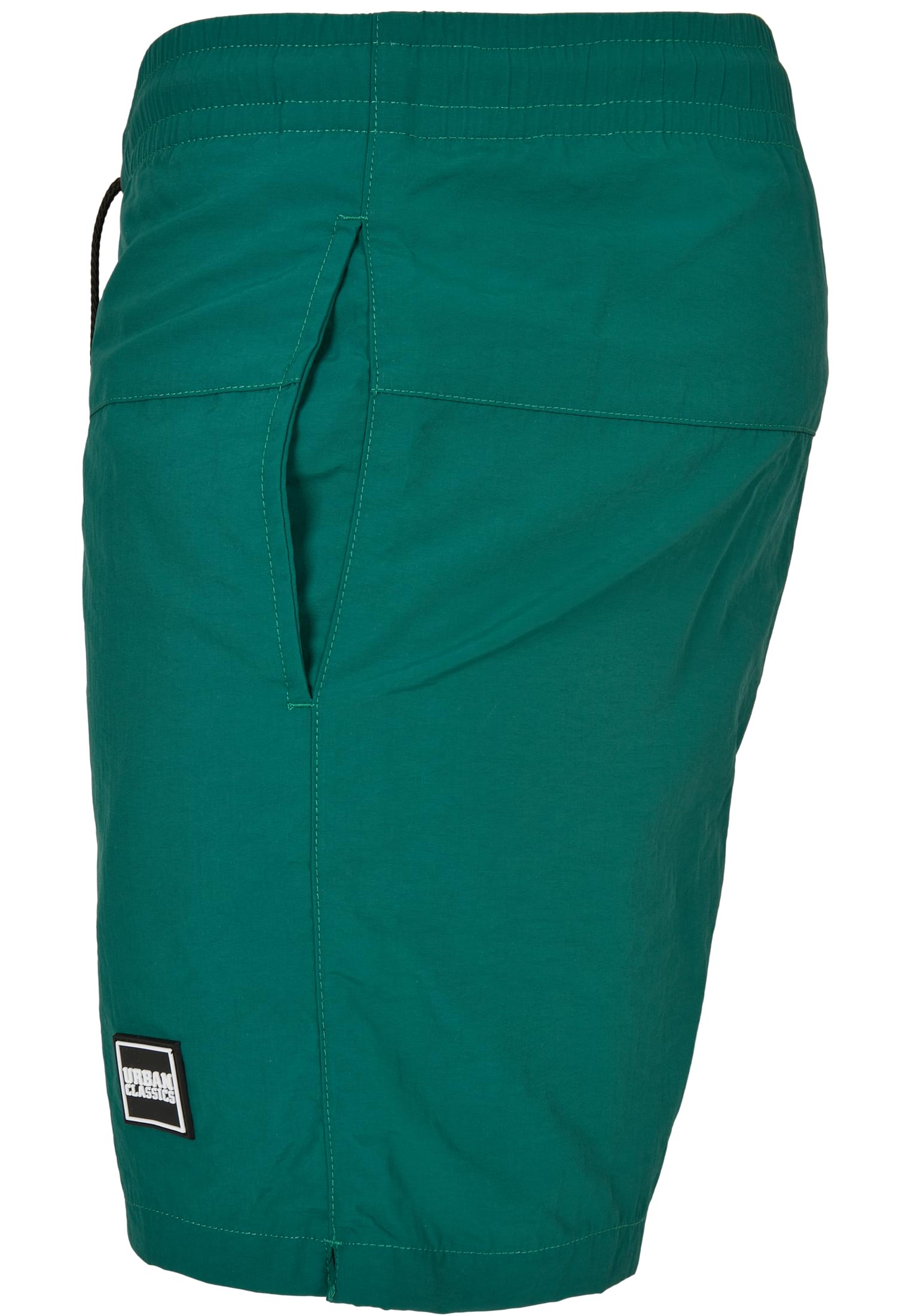 Plus Size Block Swim Shorts in Farbe green