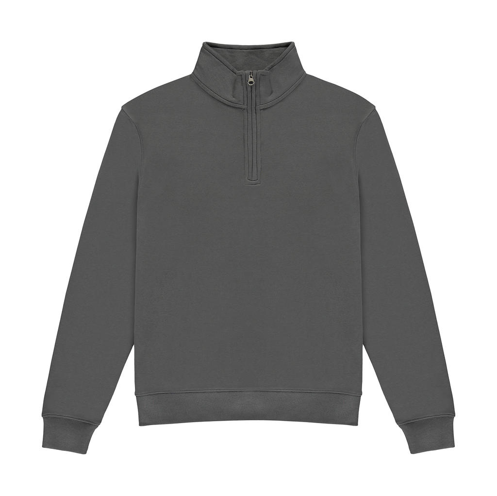  Regular Fit 1/4 Zip Sweatshirt in Farbe Dark Grey
