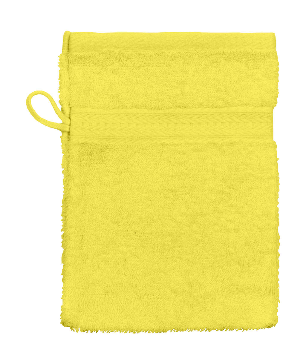  Rhine Wash Glove 16x22 cm in Farbe Bright Yellow