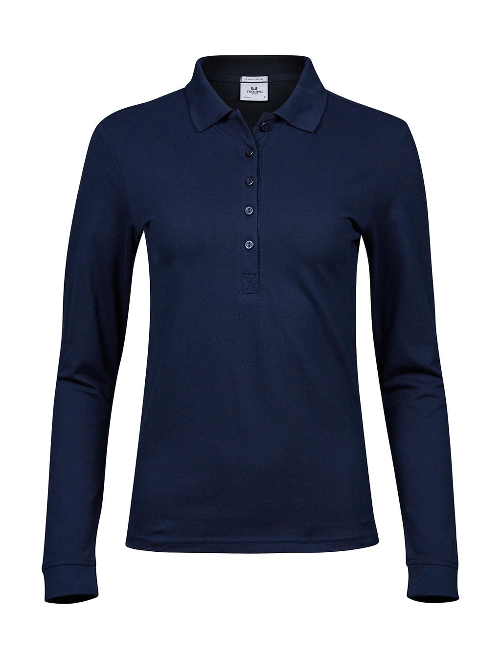  Ladies Luxury LS Stretch Polo in Farbe Navy