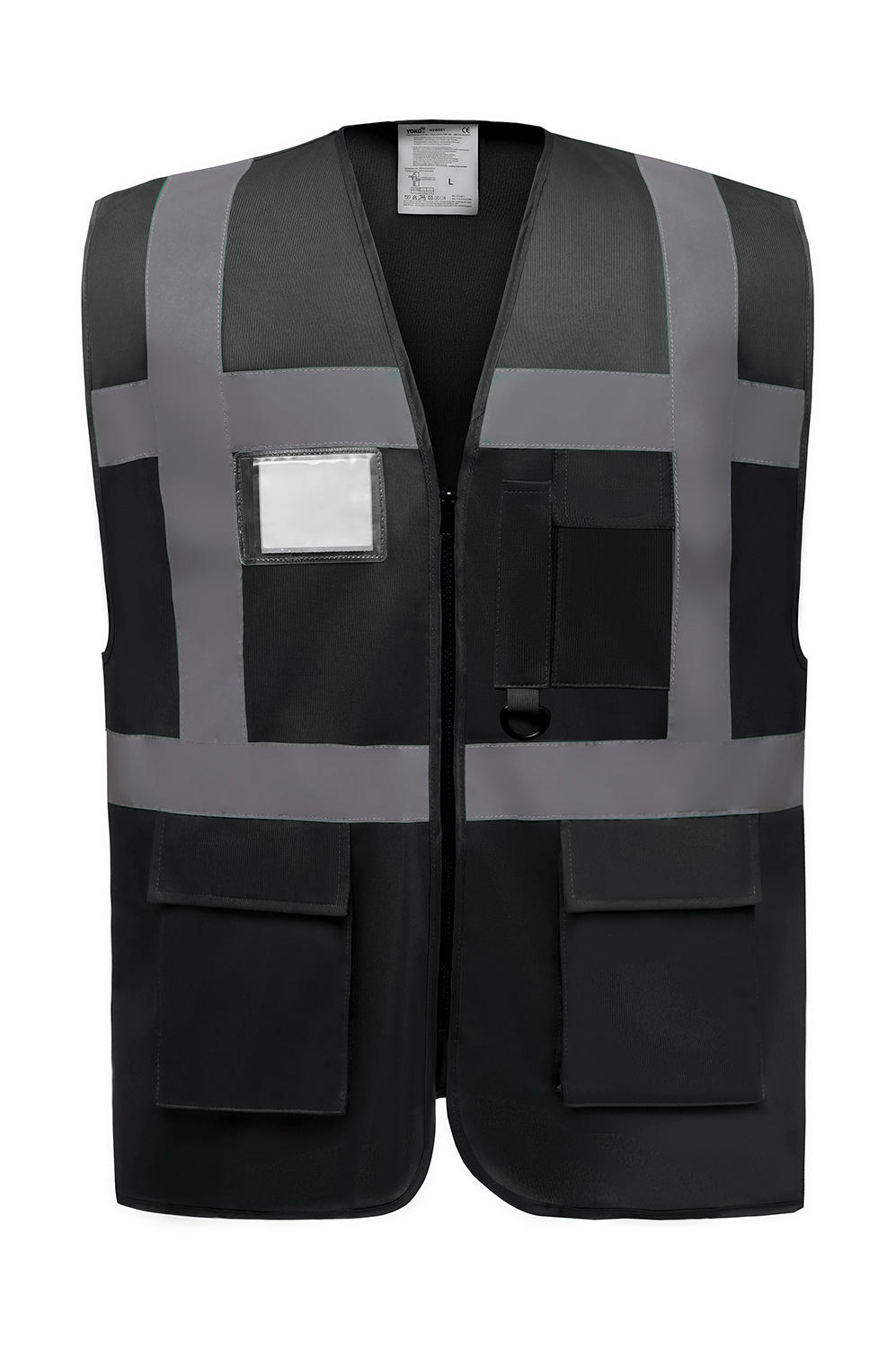  Fluo Executive Waistcoat in Farbe Black
