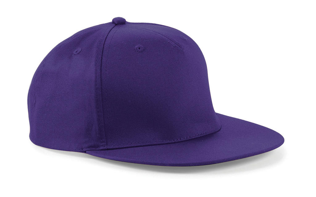  5 Panel Snapback Rapper Cap in Farbe Purple