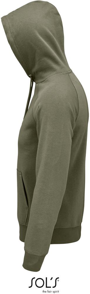 Sweatshirt Stellar Sweatshirt Unisex Mit Kapuze in Farbe khaki