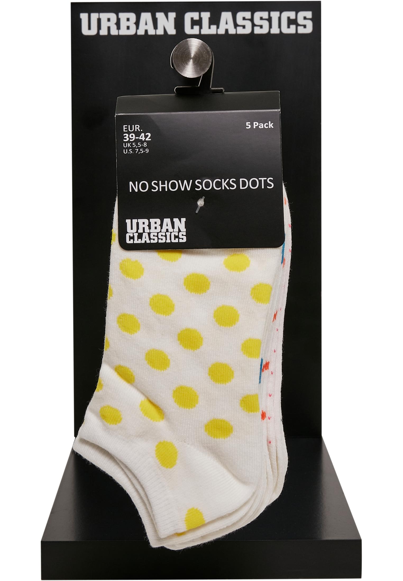 Accessoires No Show Socks Dots 5-Pack in Farbe multicolor