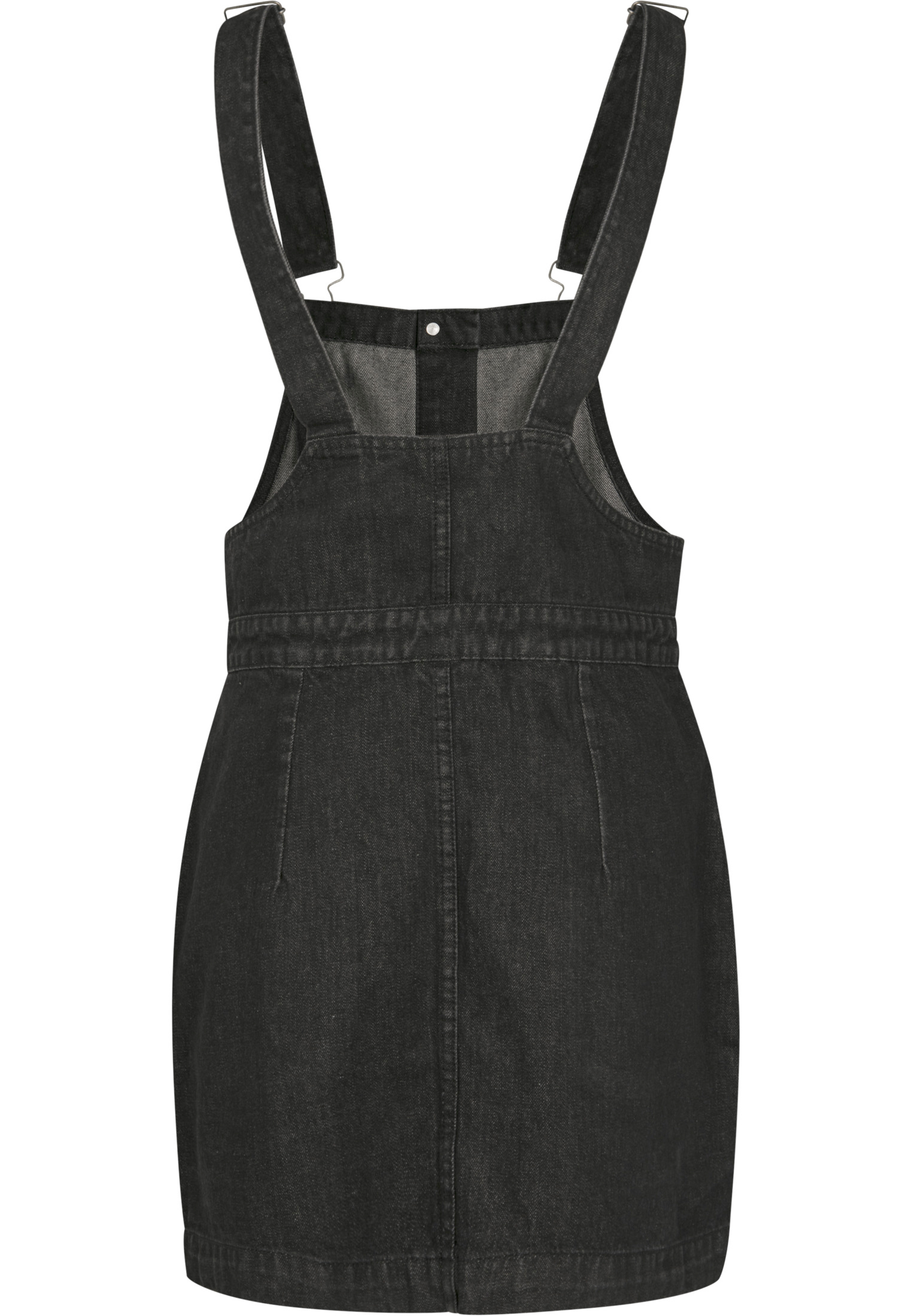 Curvy Ladies Denim Dungarees Dress in Farbe black washed
