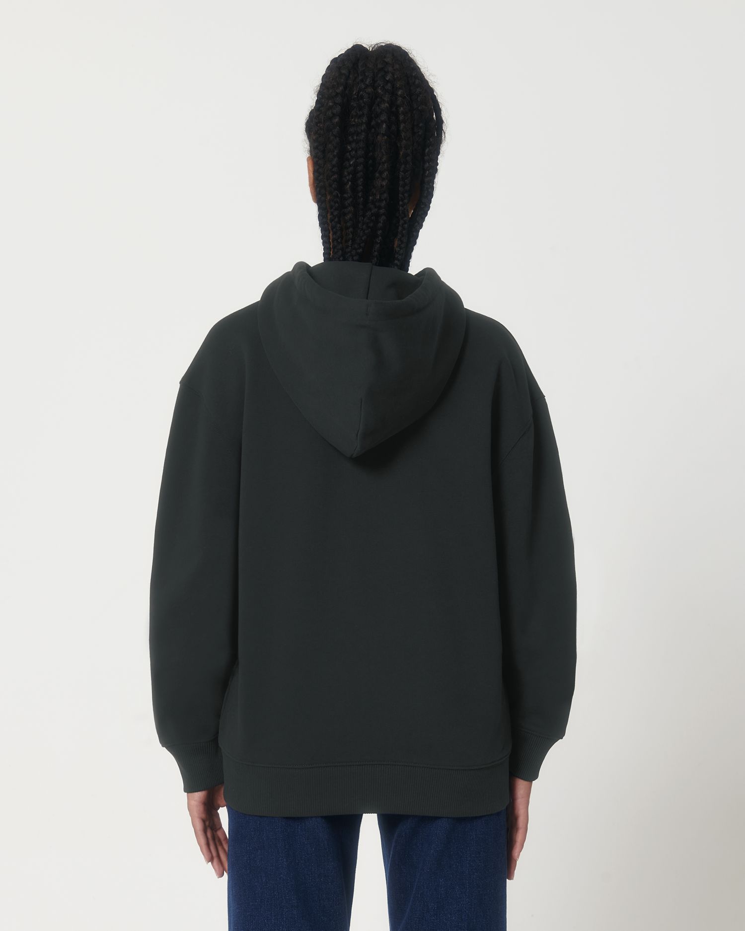 Zip-thru sweatshirts Locker Heavy in Farbe Black