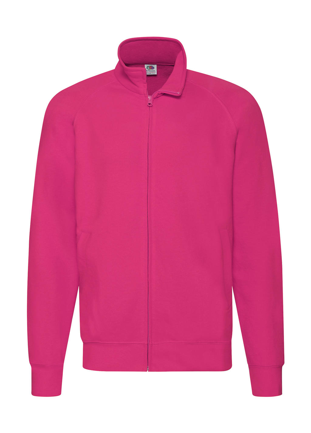  Lightweight Sweat Jacket in Farbe Fuchsia