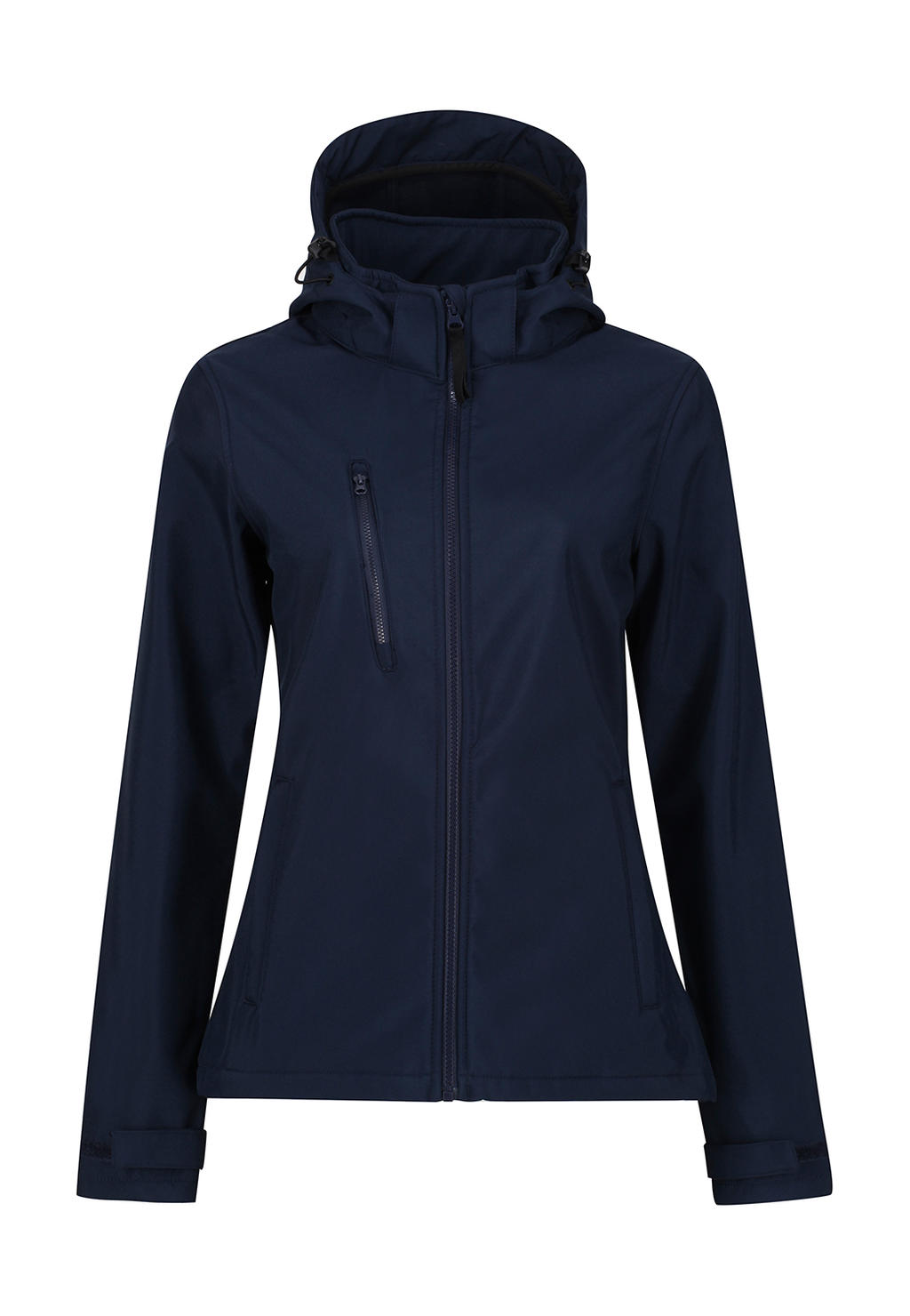  Womens Venturer 3-Layer Hooded Softshell Jacket in Farbe Navy
