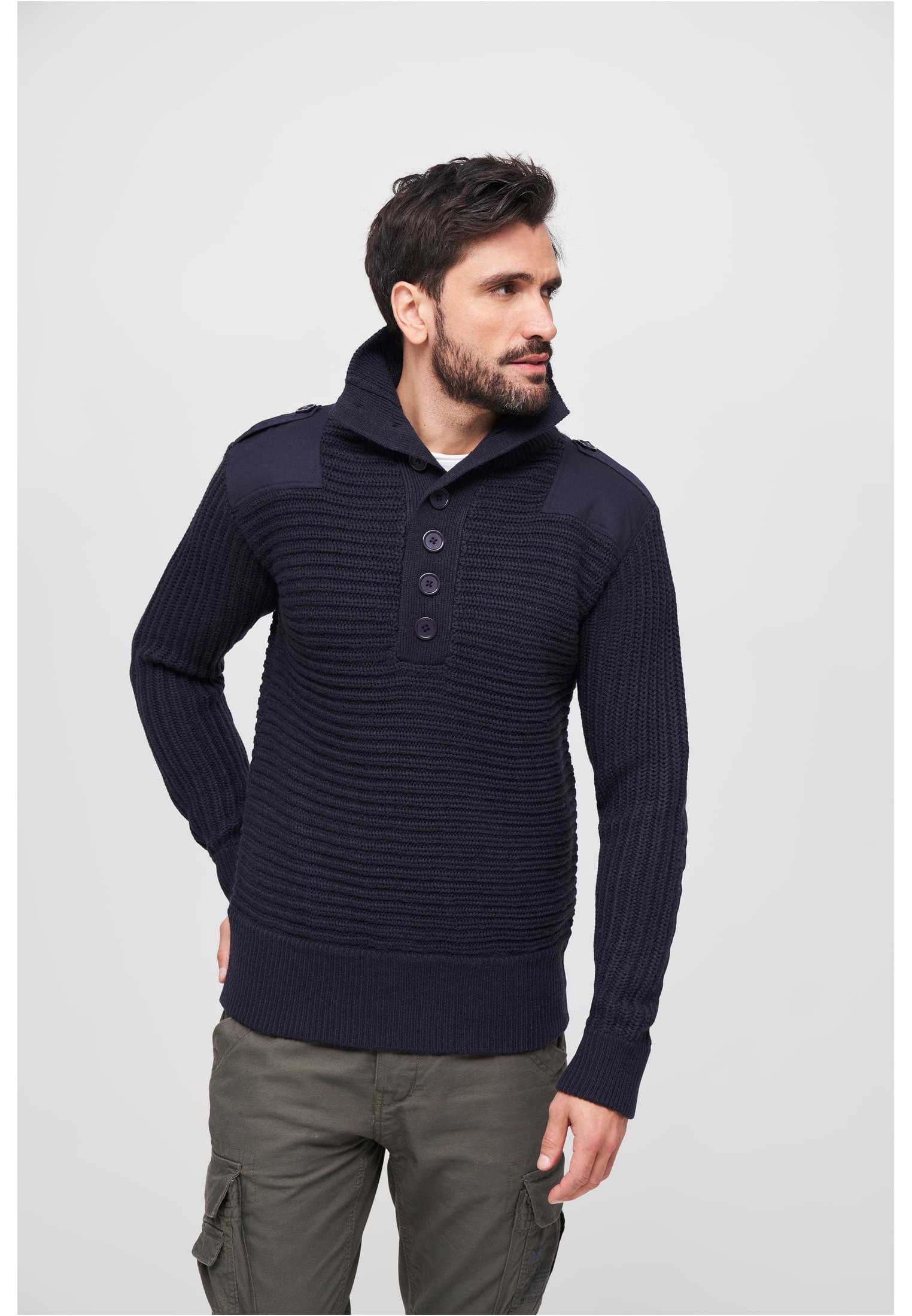 Pullover Alpin Pullover in Farbe navy