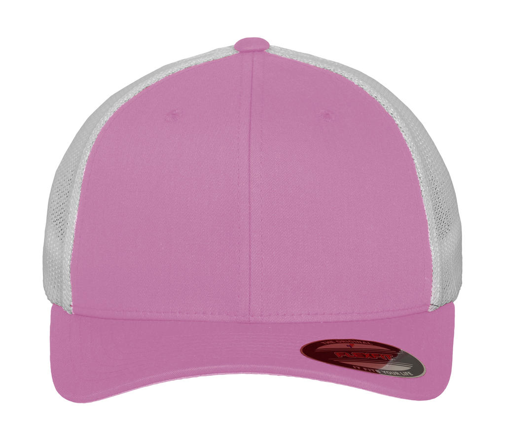  Mesh Trucker 2-Tone Cap in Farbe Pink/White