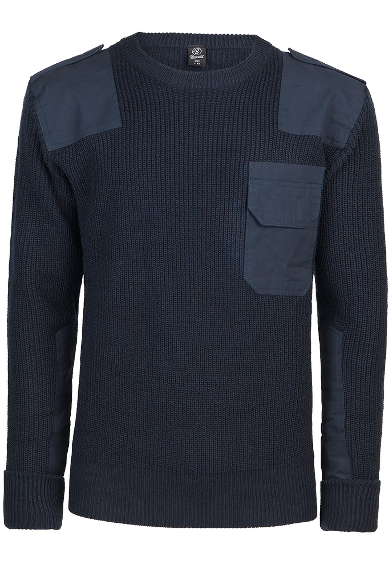 Pullover Military Sweater in Farbe navy