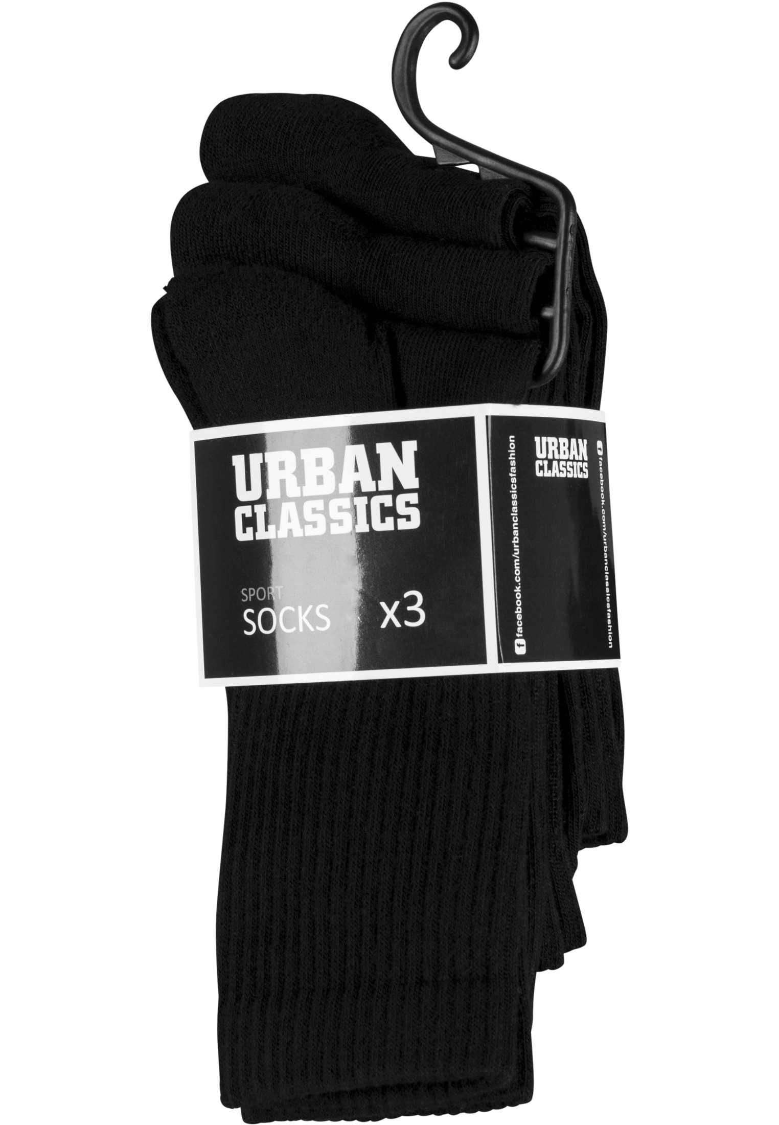 Socken Sport Socks 3-Pack in Farbe black