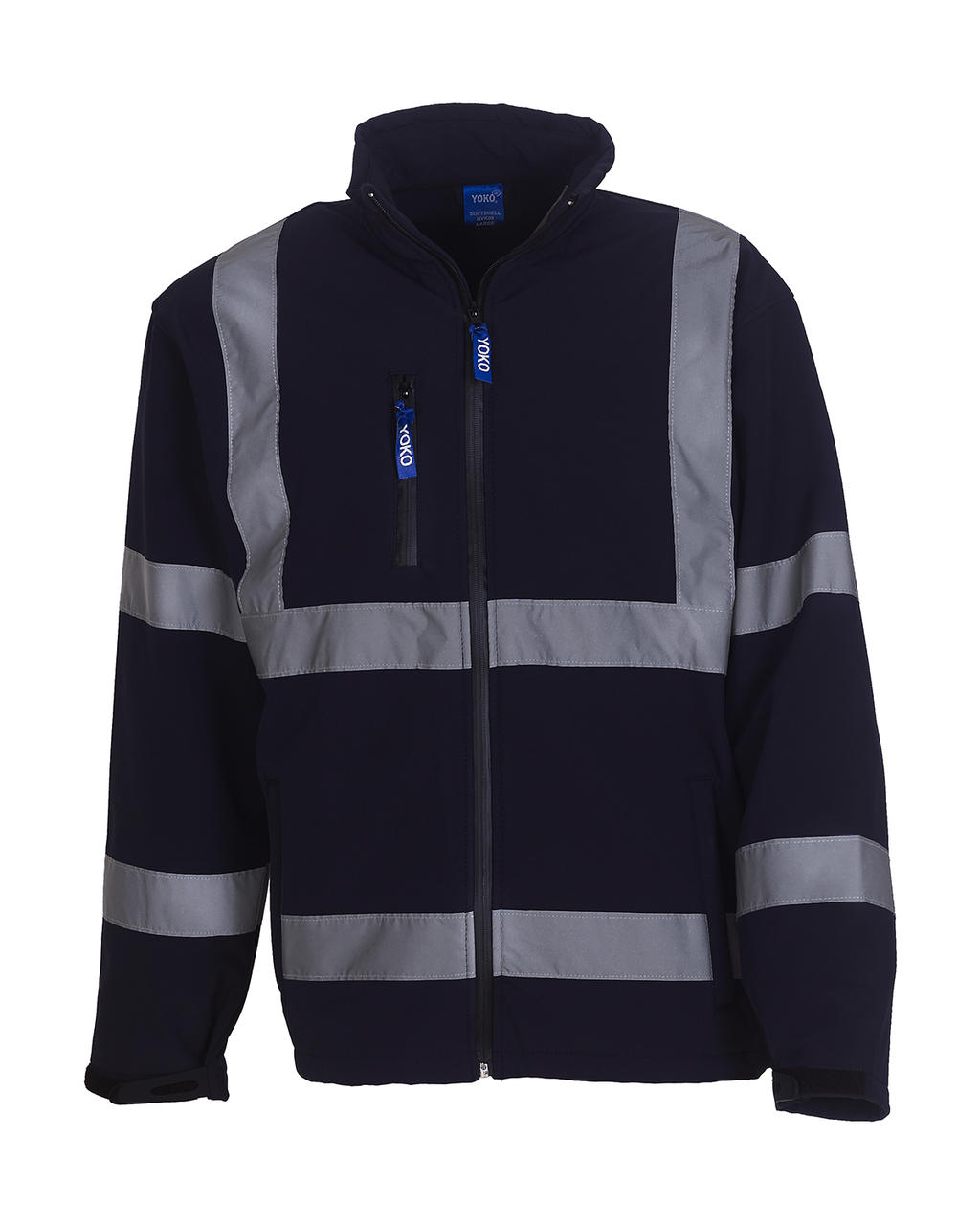  Fluo Softshell Jacket in Farbe Navy