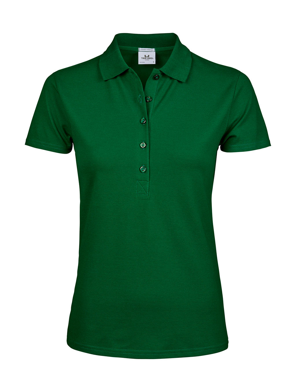  Ladies Luxury Stretch Polo in Farbe Forest Green