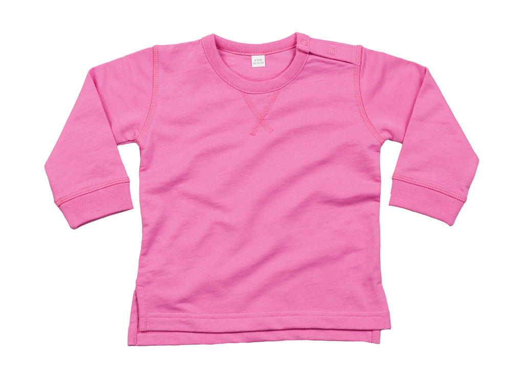  Baby Sweatshirt in Farbe Bubble Gum Pink