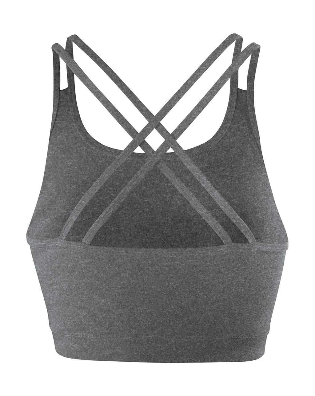  Fitness Womens Crop Top in Farbe Sport Grey Marl
