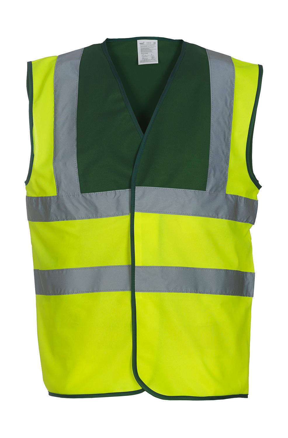  Fluo 2 Band + Brace Waistcoat in Farbe Fluo Yellow/Paramedic Green
