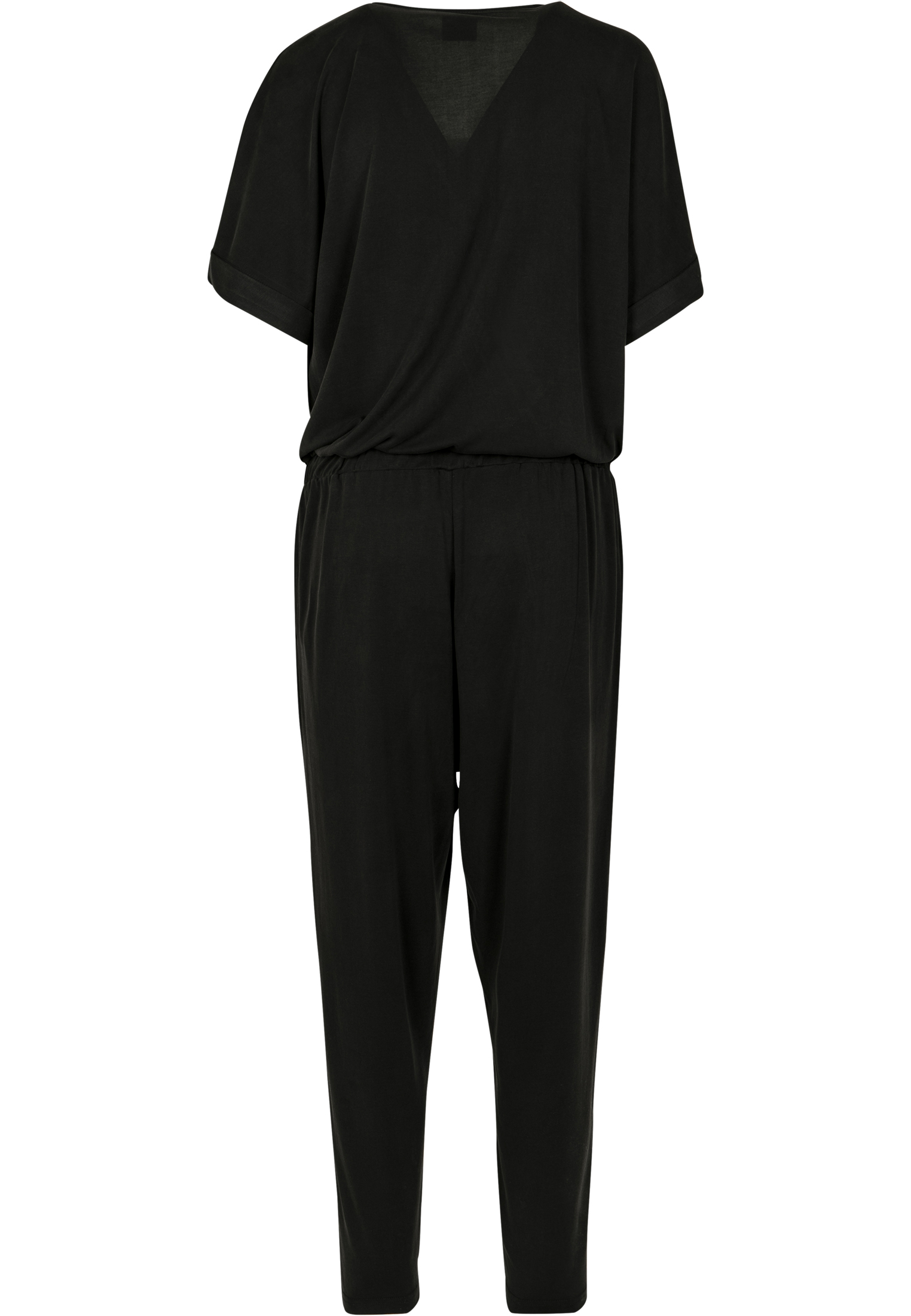 Curvy Ladies Modal Jumpsuit in Farbe black