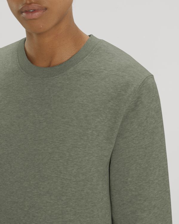Crew neck sweatshirts Changer in Farbe Mid Heather Khaki