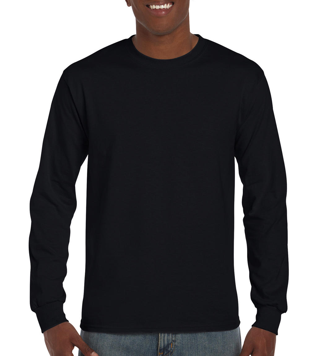  Ultra Cotton Adult T-Shirt LS in Farbe Black