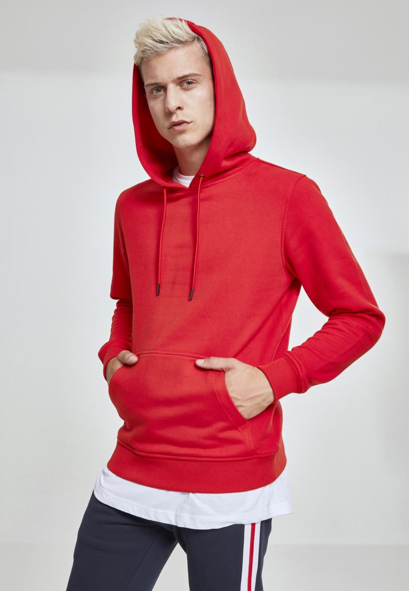 Hoodies Basic Sweat Hoody in Farbe fire red