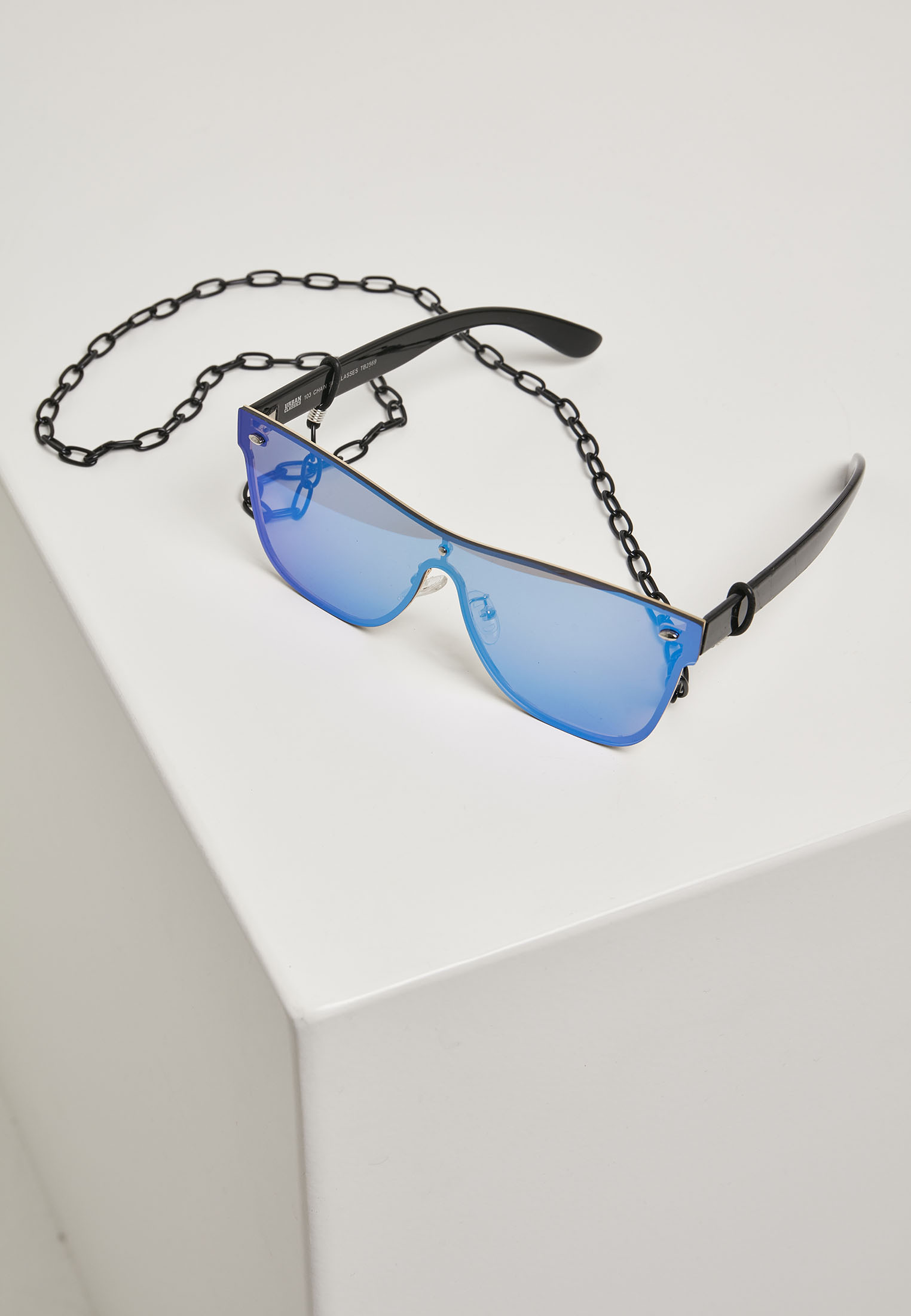 Sonnenbrillen 103 Chain Sunglasses in Farbe blk/blue