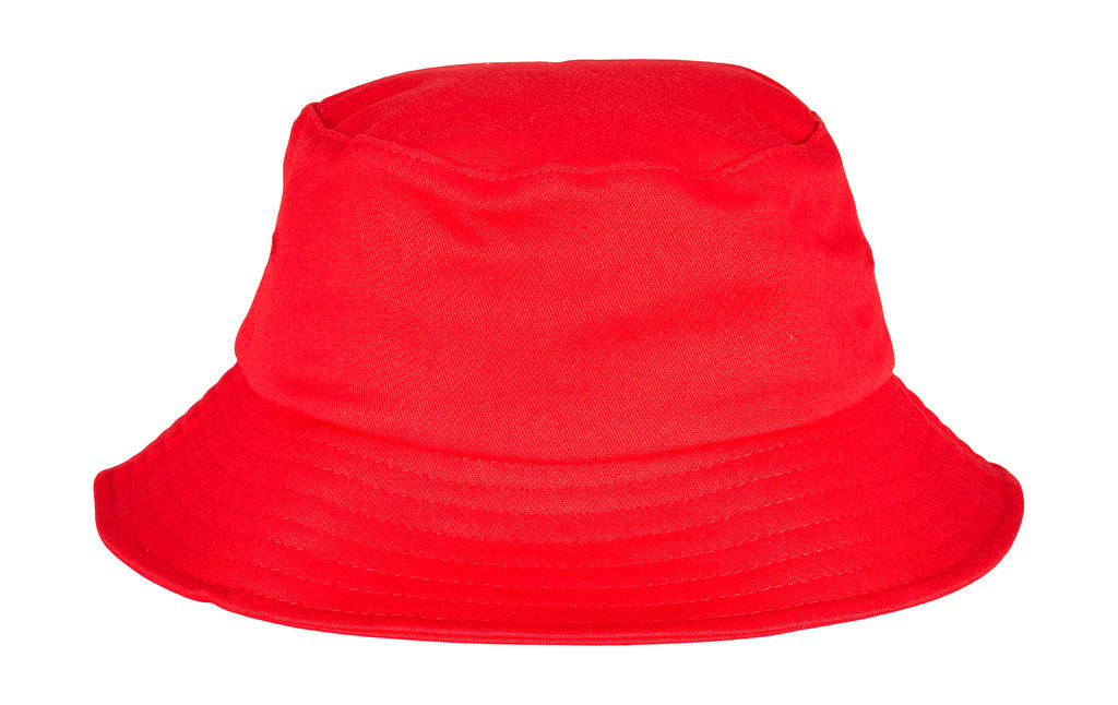  Flexfit Cotton Twill Bucket Hat Kids in Farbe Red