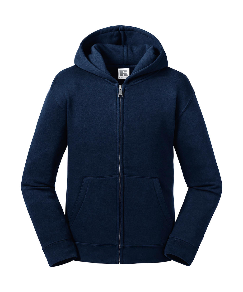  Kids Authentic Zipped Hood Sweat in Farbe French Navy