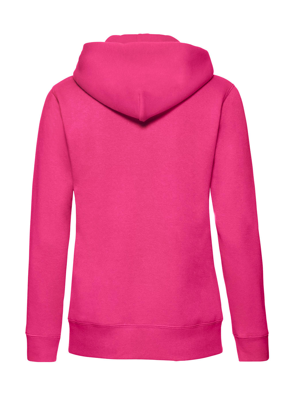  Premium Hooded Sweat Jacket Lady-Fit in Farbe White