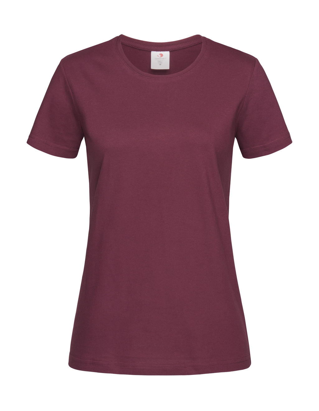  Classic-T Fitted Women in Farbe Burgundy Red