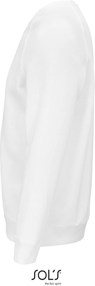 Sweatshirt Space Sweatshirt Unisex, Rundhals in Farbe white