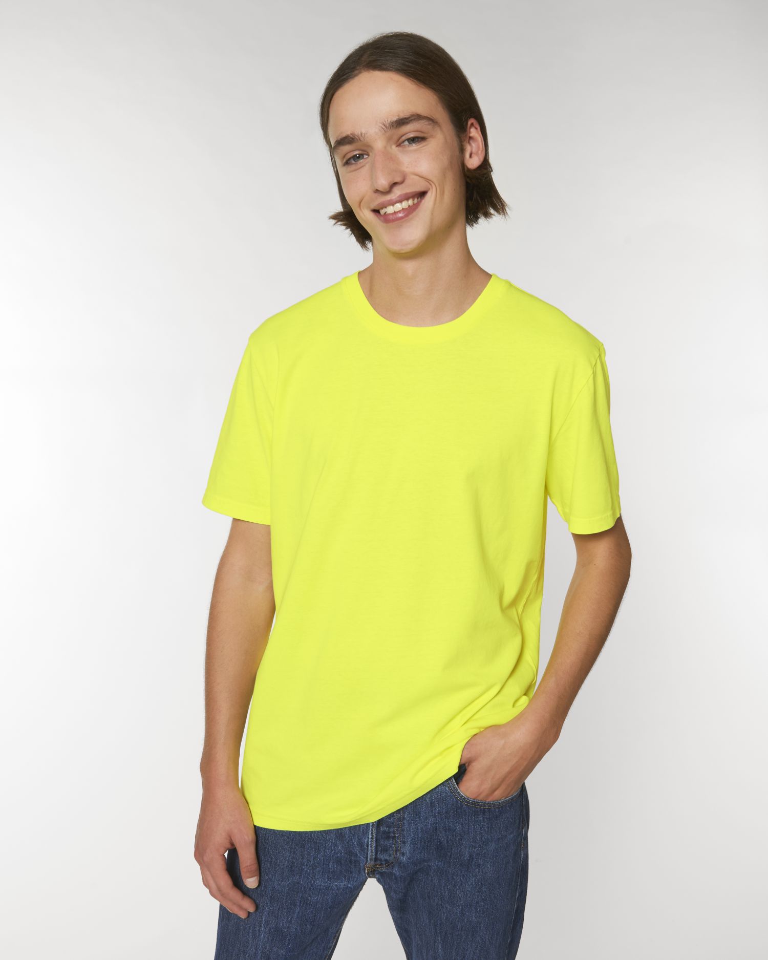 T-Shirt Creator Vintage in Farbe G. Dyed Fluo Lemonade Fizz