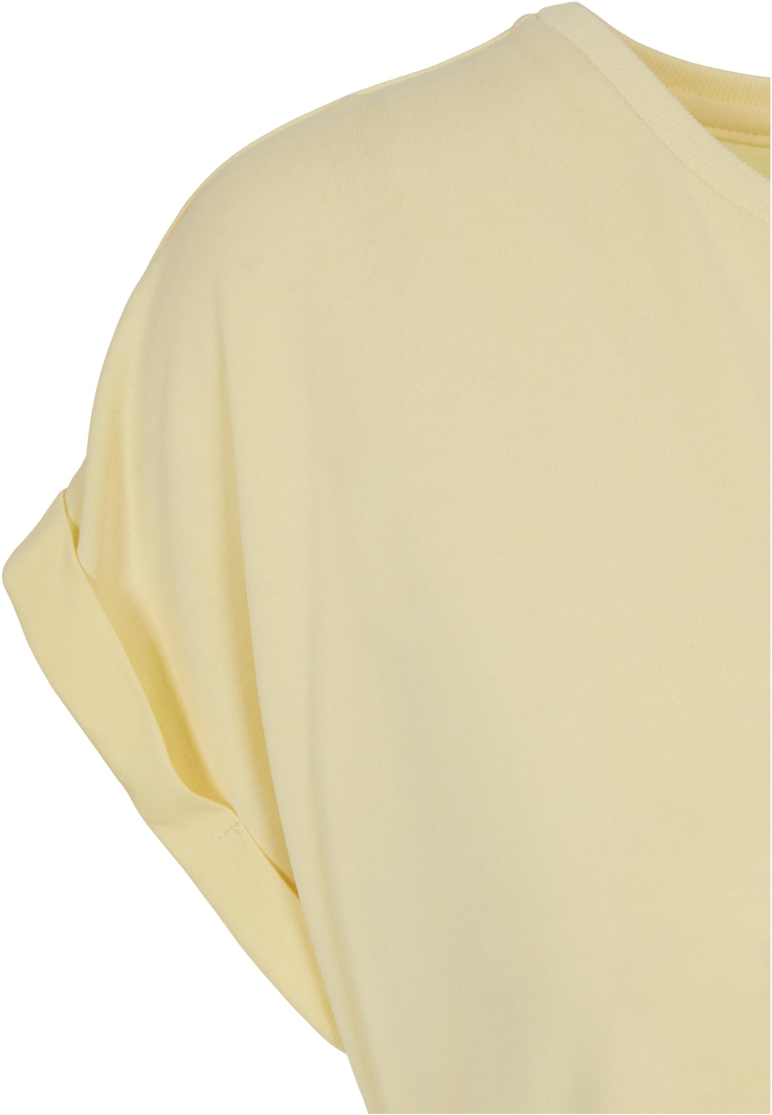 Frauen Ladies Modal Extended Shoulder Tee in Farbe softyellow