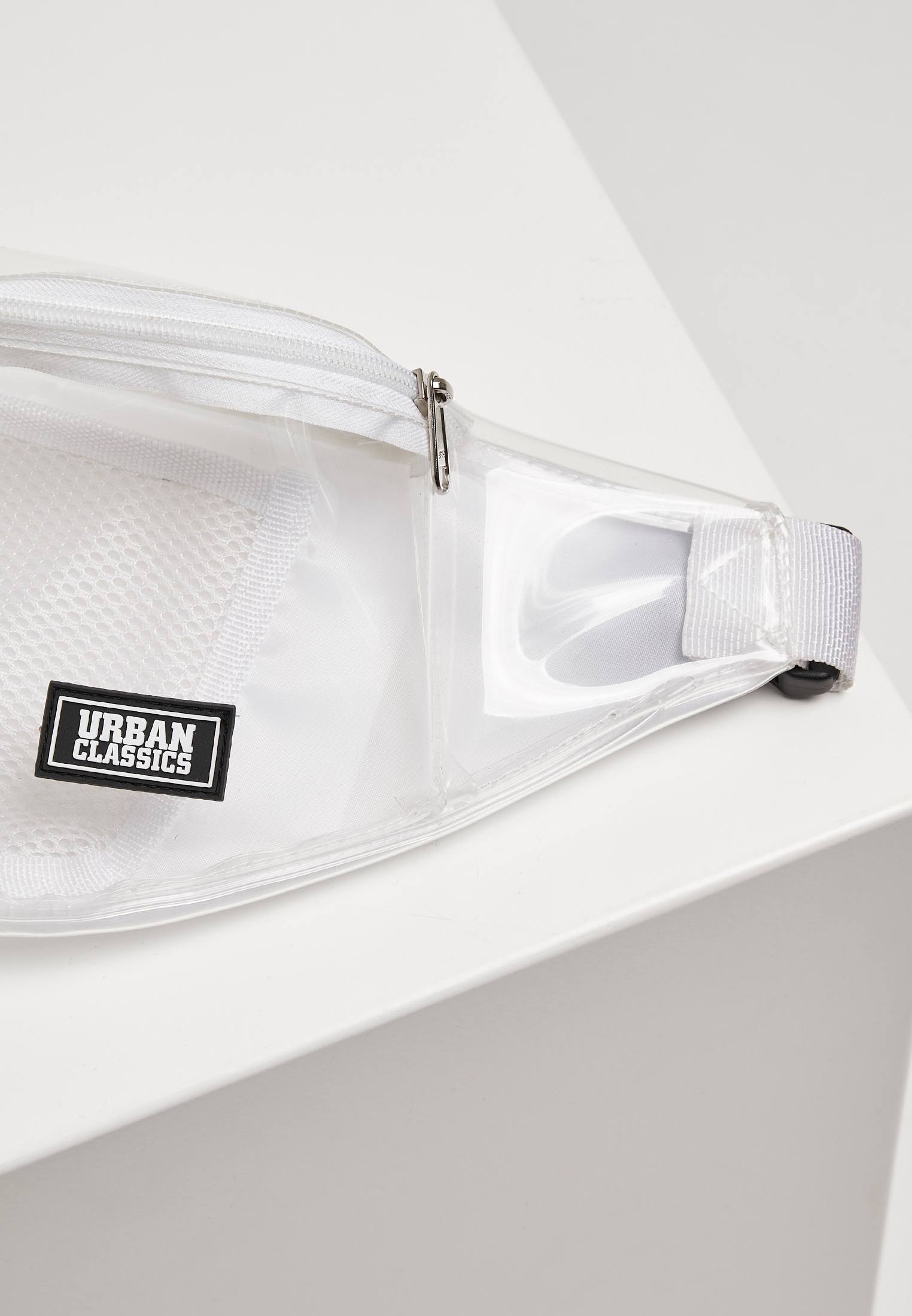Taschen Transparent Shoulder Bag in Farbe transparent white