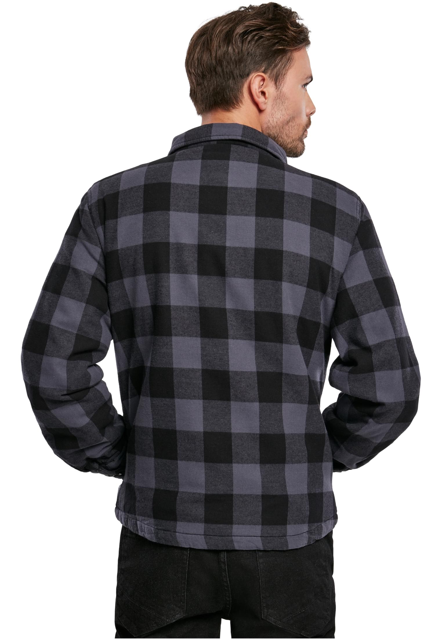 Jacken Lumberjacket in Farbe black/grey