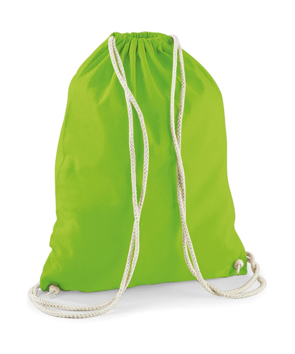  Cotton Gymsac in Farbe Lime Green