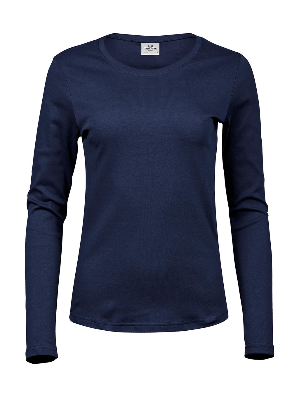 Ladies LS Interlock T-Shirt in Farbe Navy